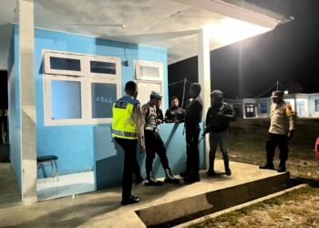 Patroli Malam Polres Mamberamo Tengah, Objek Vital Kobakma Dipastikan Aman