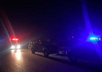 Sinergi Polres Boven Digoel dan Damkar, Kebakaran Lahan di Kilometer 4 Berhasil Dipadamkan