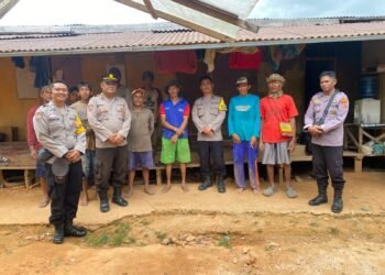 Cegah Kebakaran, Sat Binmas Polres Boven Digoel Sambangi Warga dan Sampaikan Imbauan