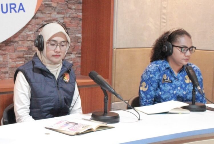 Polisi Menyapa di RRI Jayapura, Polda Papua Ajak Masyarakat Berani Laporkan Kekerasan terhadap Perempuan dan Anak